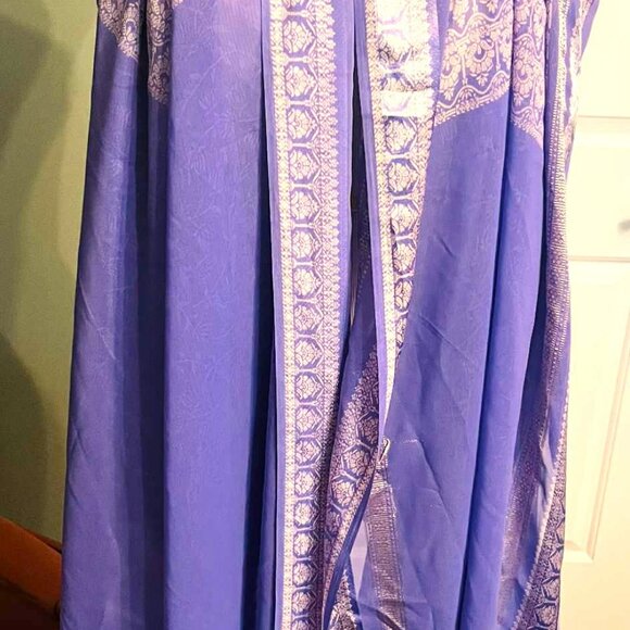 NWT Handcrafted Lilac Scarf by Sana – Asian-Inspired Elegance - Picture 7 of 12